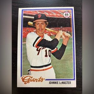 1978 Topps #538 Johnny LeMaster San Francisco Giants